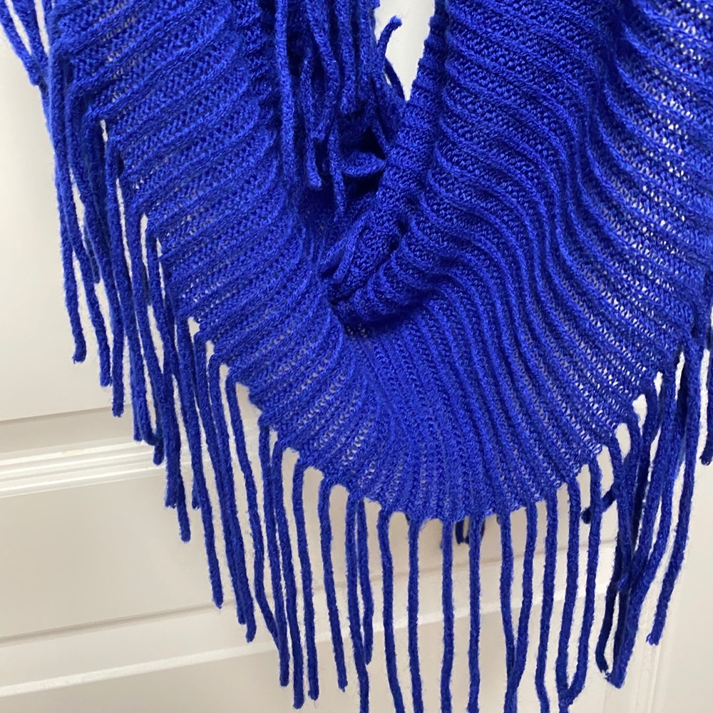 Blue Infinity Scarf